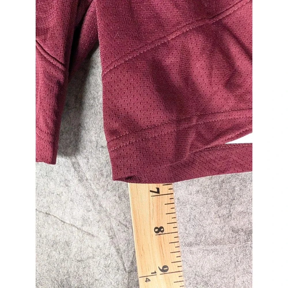 Nike Dri-FIT Mens Basketball Shorts Maroon‎ Burgundy White Team Engineered S